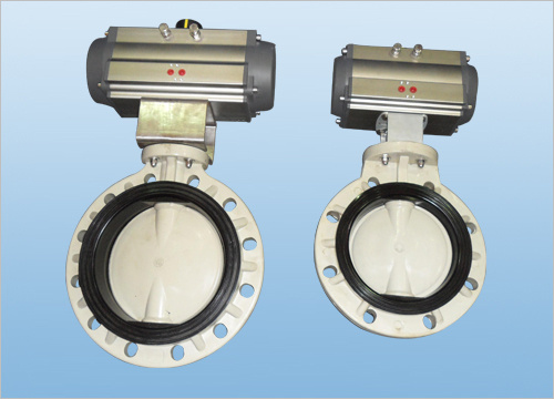 Actuated Butterfly Valve