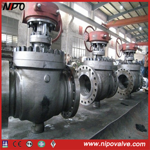 Cast Steel Flanged Top Entry Ball Valve