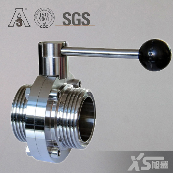 Dn50 Sanitary Manual Male Butterfly Valves