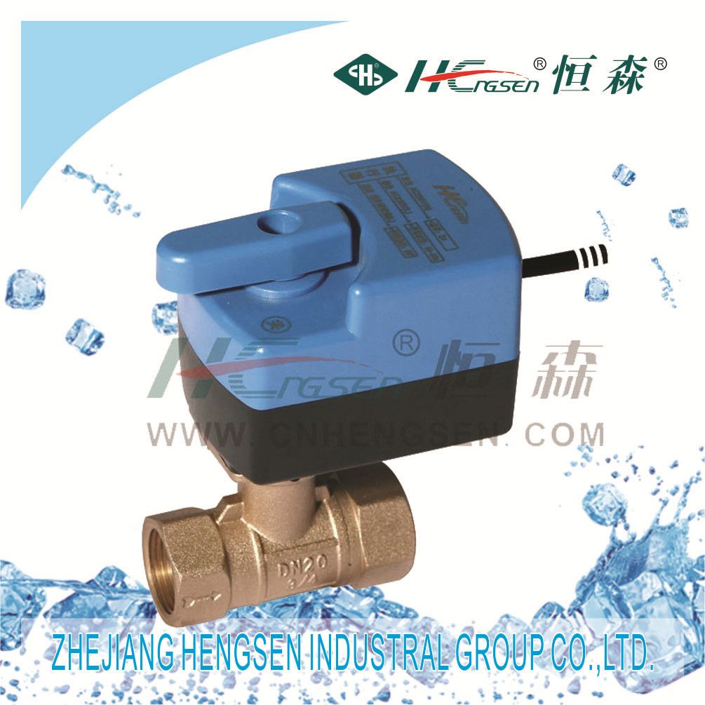 Dqf- A2 Brass Motorized Ball Valve with Actuator/Motorized Ball Valve/Electric Ball Valve