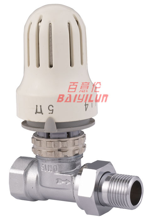 Dn15 Brass Straight Thermostatic Valve