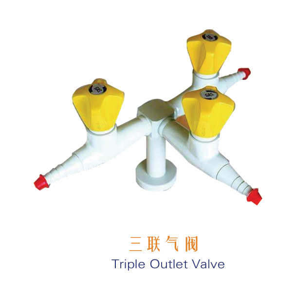 Broen Brand Triple Laboratory Gas Valve