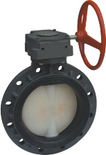 PVC Worm Gear Butterfly Valve (D371X-6S) ,Wafer Butterfly Valve