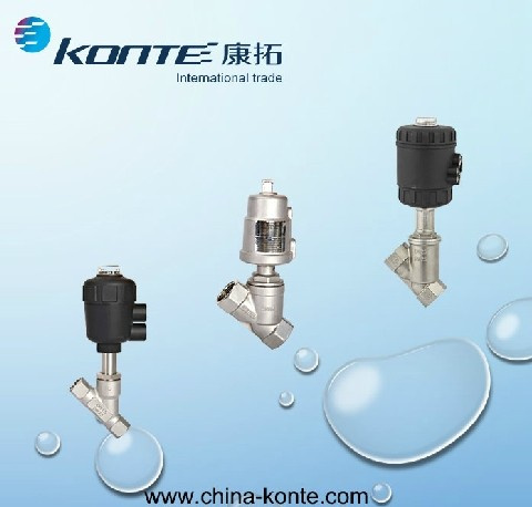 Pneumatic Angle Seat Valve, Pneumatic Angle Piston Valve