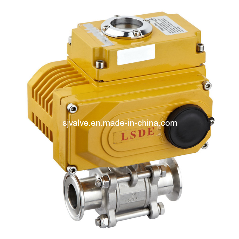 3PC Clamp Electric Ball Valve