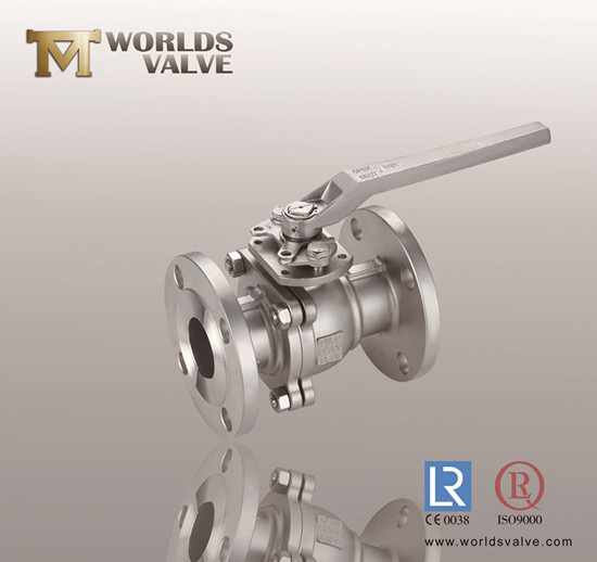 Class 300 CF8m Two Pieces Ball Valve