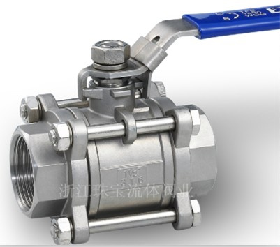 3PC Stainless Steel Thread Ball Valve