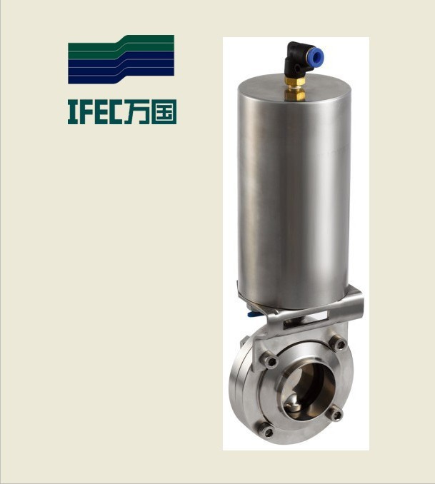 Sanitary Pneumatic Butterfly Valve (IFEC-DF100001)
