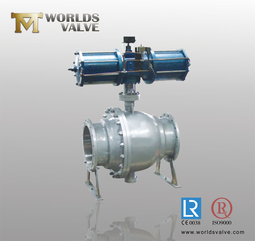 2 Pieces Ball Valve with Pneumatic Actuator