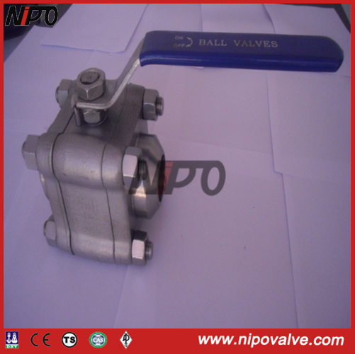 Three Pieces Butt Welding Ball Valve