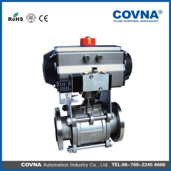 Stainless Steel Pneumatic Vacuum Ball Valve