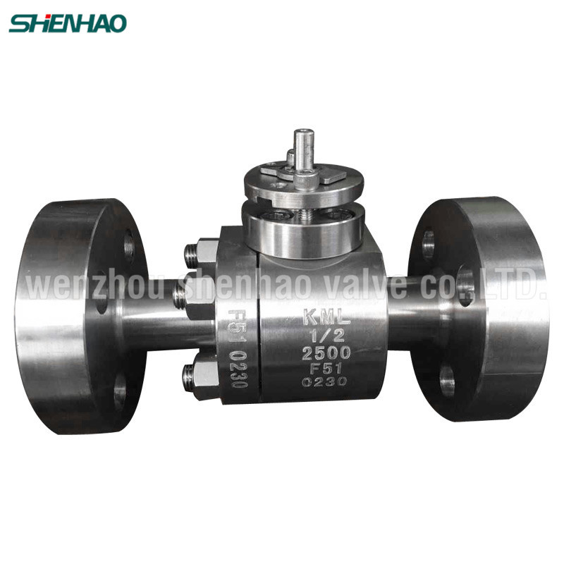 API 6D Stainless Steel RF Flange Floating Ball Valve
