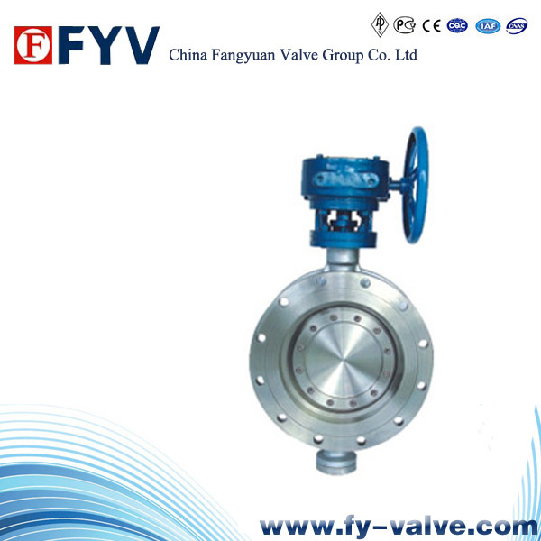 API Turbine Pressure Seal Flange Butterfly Valve