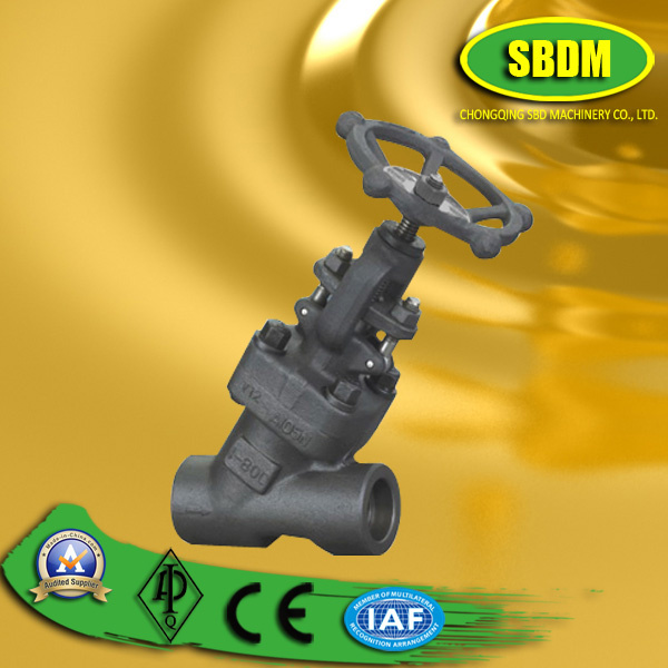 Y Type Forged Steel Globe Valve