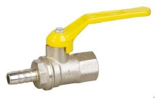 (A) Brass Gas Ball Valve with Female Thread & Hose