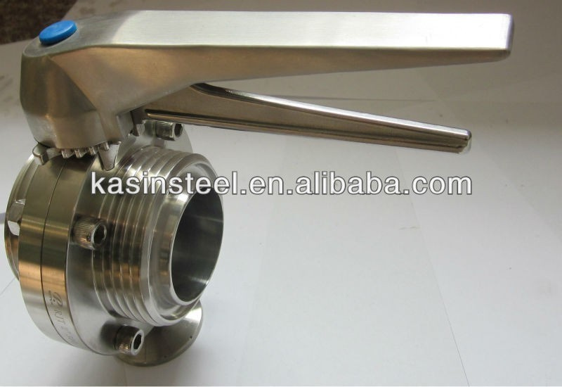 DIN Butterfly Valve with Stainless Steel Handle