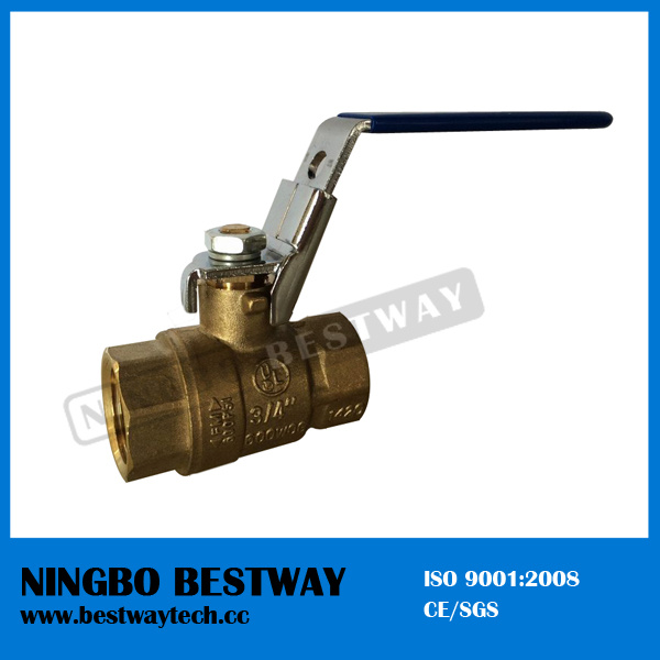 Lead Free Brass Ball Valve with Locking Handle