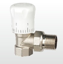 Heating System Brass Angle Radiator Valve/PPR Pert Pipe System