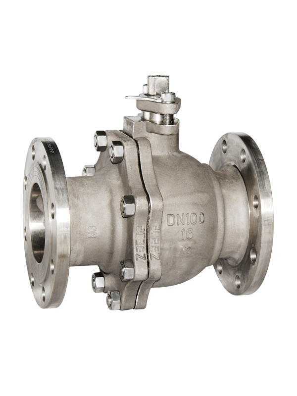 2PC Floating Flange Ball Valve