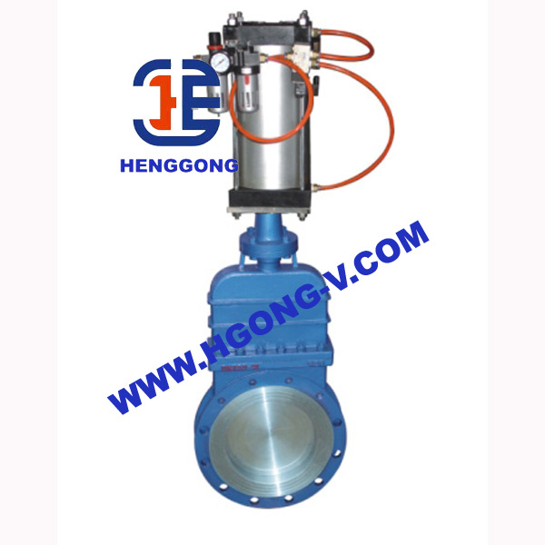 Pneumatic Wcb Coal Knife Gate Valve