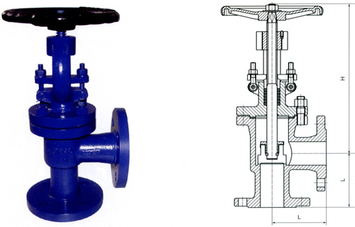 DIN F32 Angle Globe Valve
