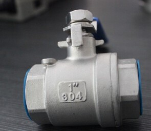 2PC Female Threaded Stainless Steel Manual Ball Valve 1000 Wog