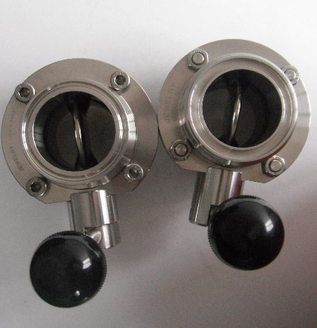 Sanitary Clamped/Welded Butterfly Valve