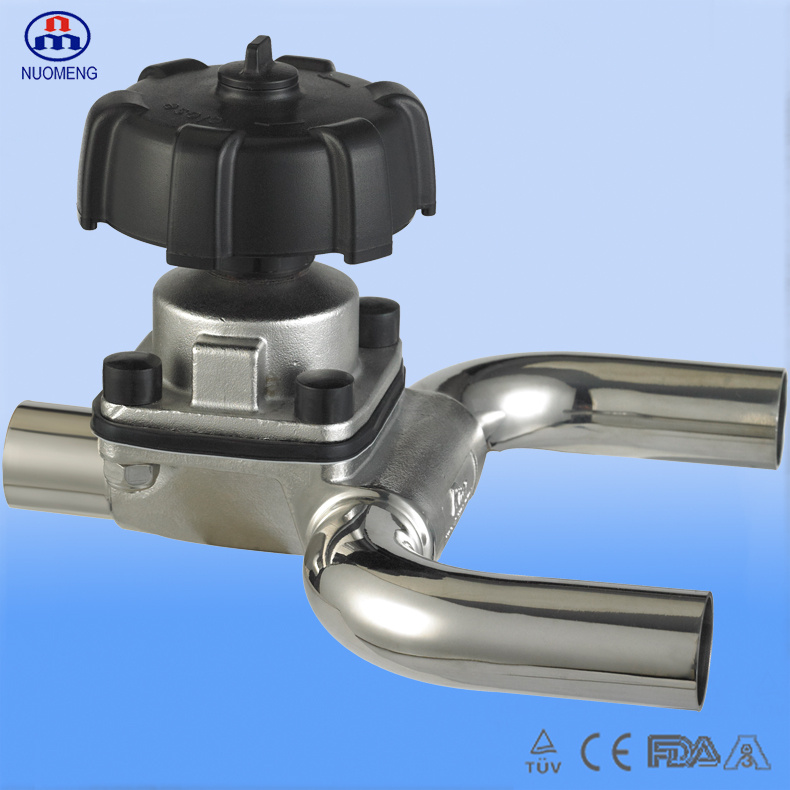 Stainless Steel Manual Welded Diaphragm Valve with U-Type Tee