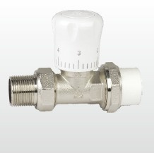 (A) PPR Radiation Valve with Drain Angle Chrome