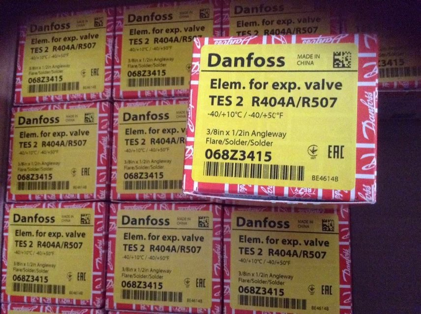 Tes2 R404A/R507 Danfoss Element Expansion Valves (068Z3415)