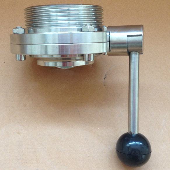 63.5mm Stainless Steel Sanitary Ss304 Butterfly Valves