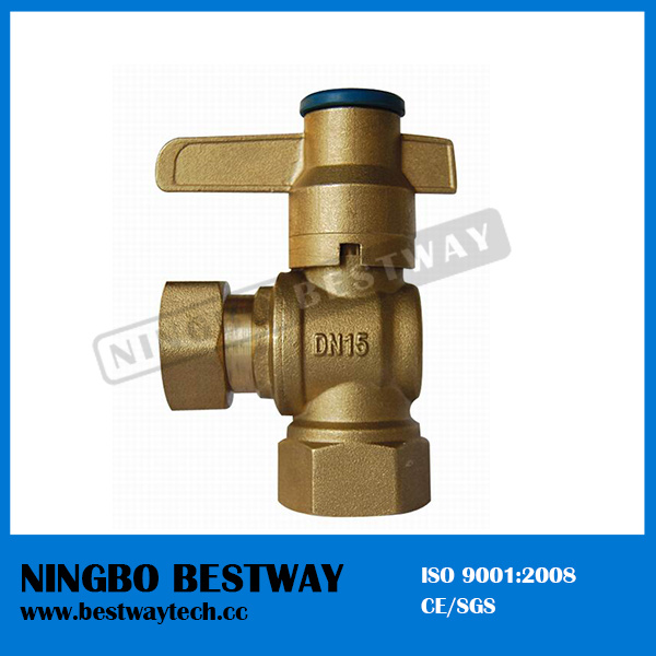 Brass Water Meter Lockable Ball Valve (BW-L05)