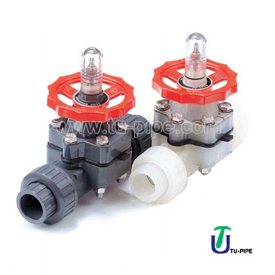 PVC CPVC PVDF PP Diaphragm Valves Bs JIS