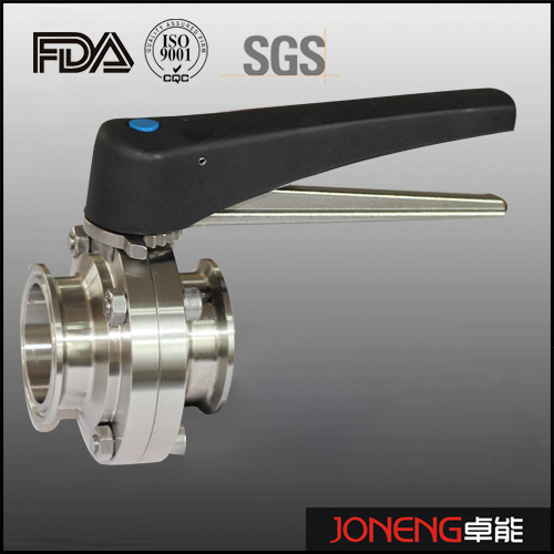 Stainless Steel Sanitary Manual Threaded Butterfly Valve (JN-BV1017)