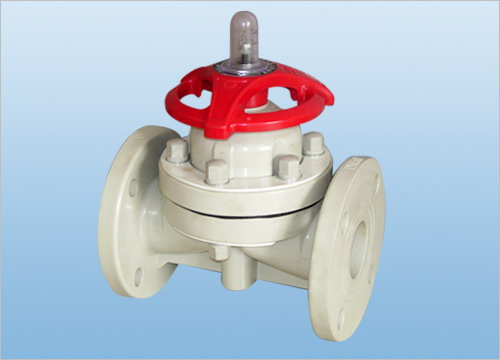 PPH Flange Type Diaphragm Valve
