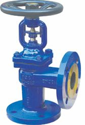 Angled DIN Bellow Globe Valve