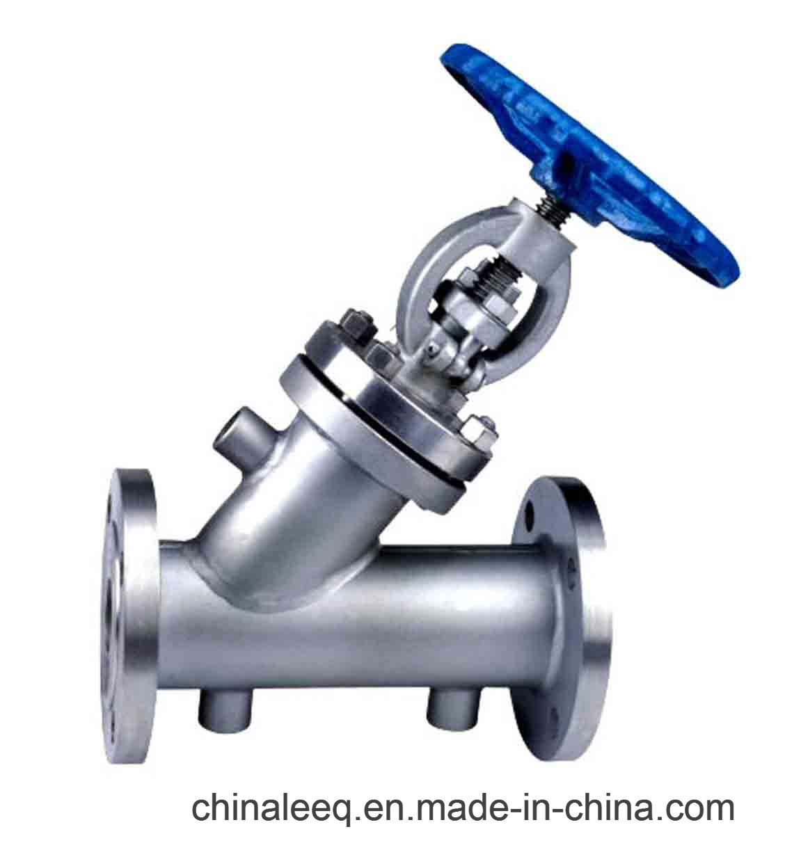 Stainless Steel Y Type (Jacket) Globe Valve