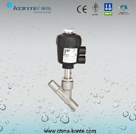 Pneumatic Angle Seat Valve, Pneumatic Angle Piston Valve