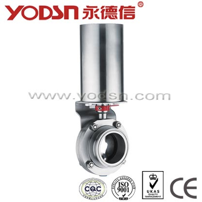 Pneumatic Butterfly Valve (ISO9001: 2008, CE, TUV Certified)