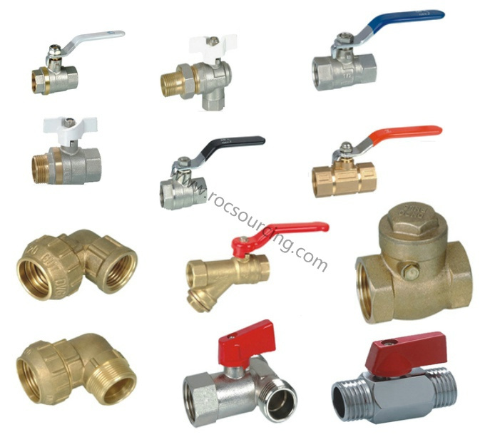 Brass Ball Valve, Ball Valve, Valve (ROC-BV-01)