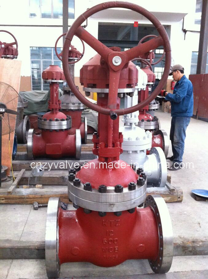 High Pressure Bevel Gear Flange Gate Valve (Z41Y-DN300-10MPa)