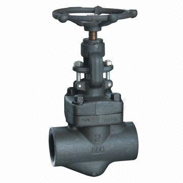 NPT Thread Globe Valve, Made of Forged Steel, Pressure of 800#