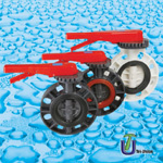 UPVC Butterfly Valve for Drinking Water JIS DIN ANSI Standard