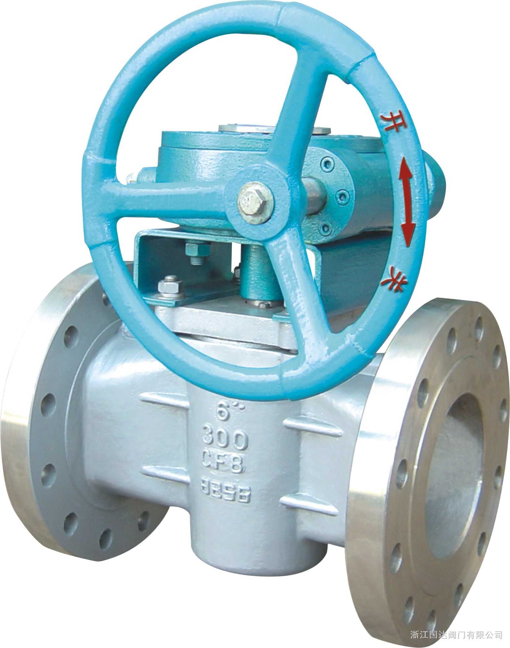 Flange Two Way Sleeve Type Plug Valve with Bare Stem