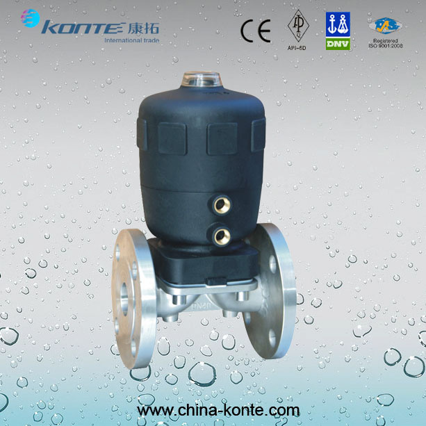 Pneumatic Flanged Diaphragm Valve