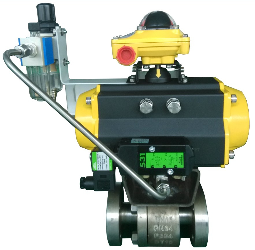 Pneumatic Fixed Ball Valve High Pressure