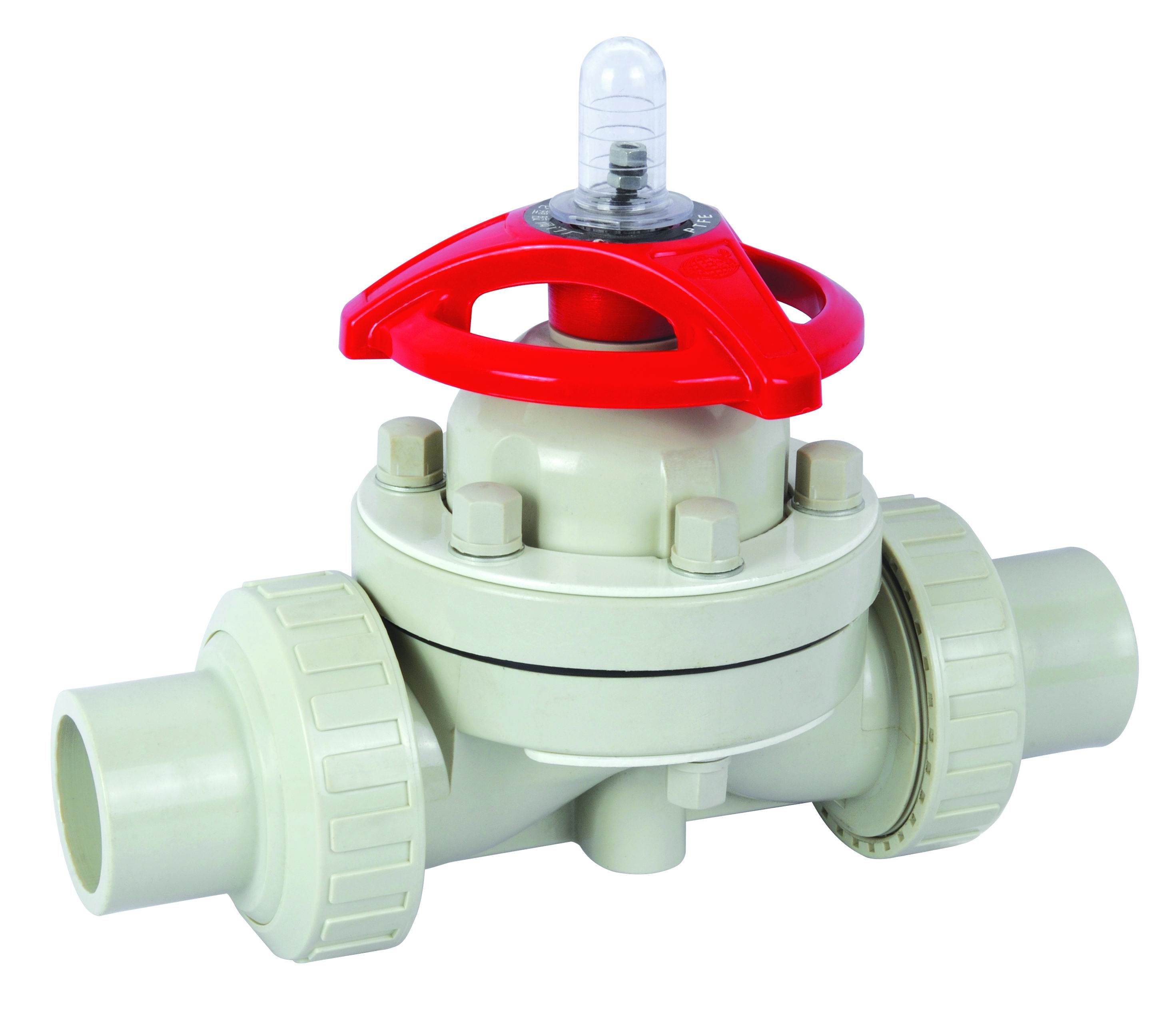 PPH Diaphragm Valve /PPH Socket Type Diaphragm Valve (G61F-6S)