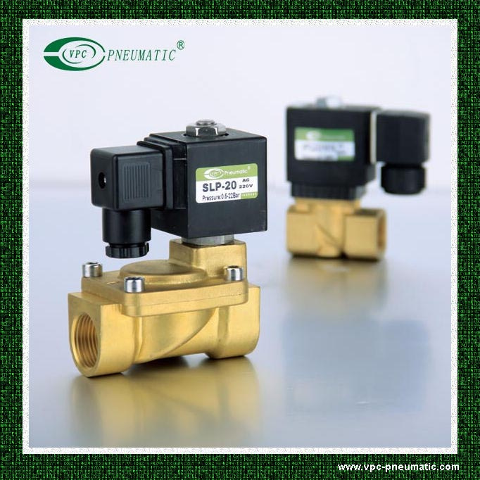 Slp Series Brass Solenoid Valve Direct Acting Valve Pilot Solenoid Valve