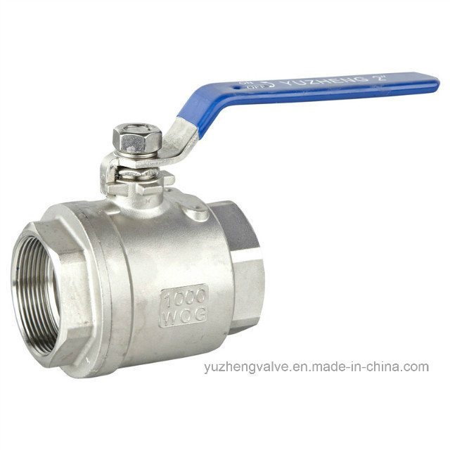 2 Piece Stainless Steel Thread Ball Valve