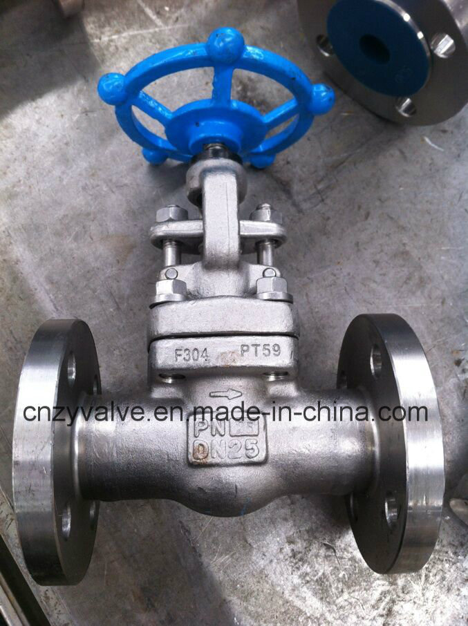 25bar Dn25 Forged Steel F304 Gate Valve (Z41Y-DN25-25p)